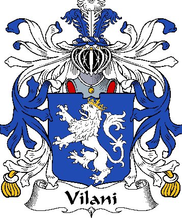 Image 0 of Villani Italian Coat Of Arms Family Crest Paper Poster