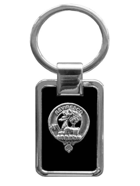 Image 1 of Maxwell Clan Badge Stainless Steel Pewter Clan Crest Keyring