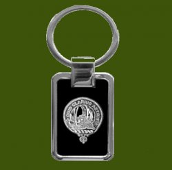 Baillie Clan Badge Stainless Steel Pewter Clan Crest Keyring