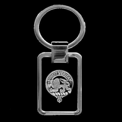 Image 0 of Baxter Clan Badge Stainless Steel Silver Clan Crest Keyring
