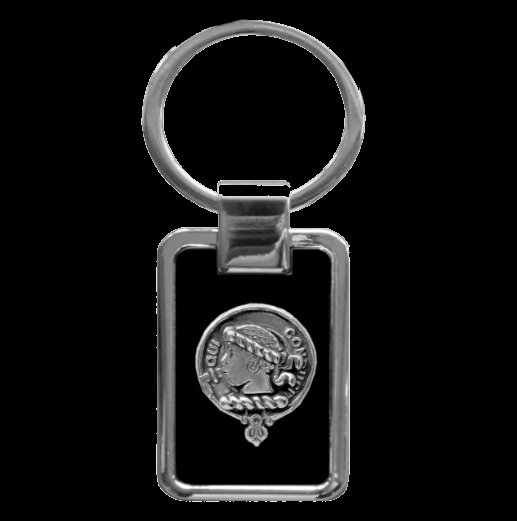 Image 0 of Borthwick Clan Badge Stainless Steel Silver Clan Crest Keyring