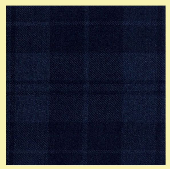 Image 0 of Douglas Dark Navy Mediumweight 13oz Wool Tartan Fabric Swatch 