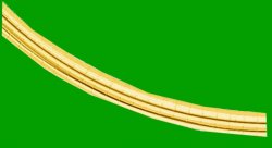 4mm Classic Omega Style 18 inch 14K Yellow Gold Chain