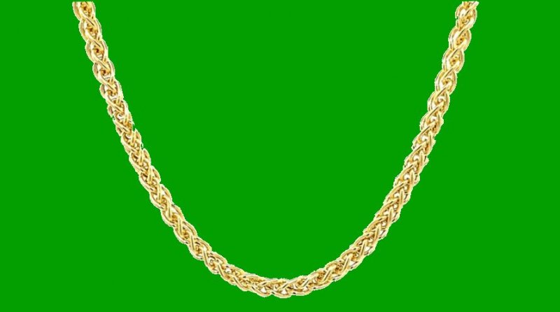 Image 2 of 2.80mm Light Weight Wheat 20 inch 14K Yellow Gold Chain