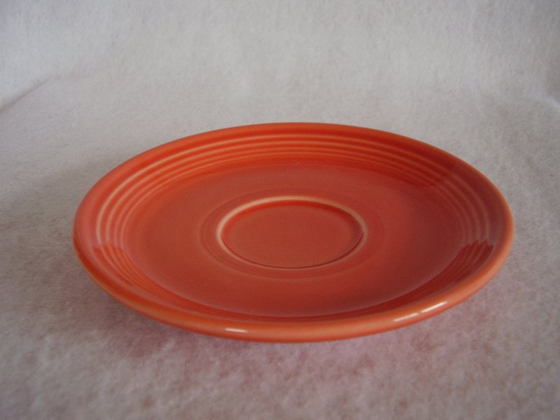 Fiesta Persimmon Saucer Fiestaware Contemporary