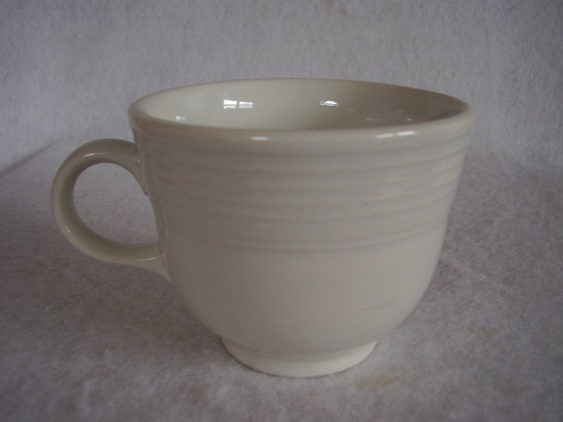 Image 1 of Fiesta White Coffee Cup Fiestaware Contemporary