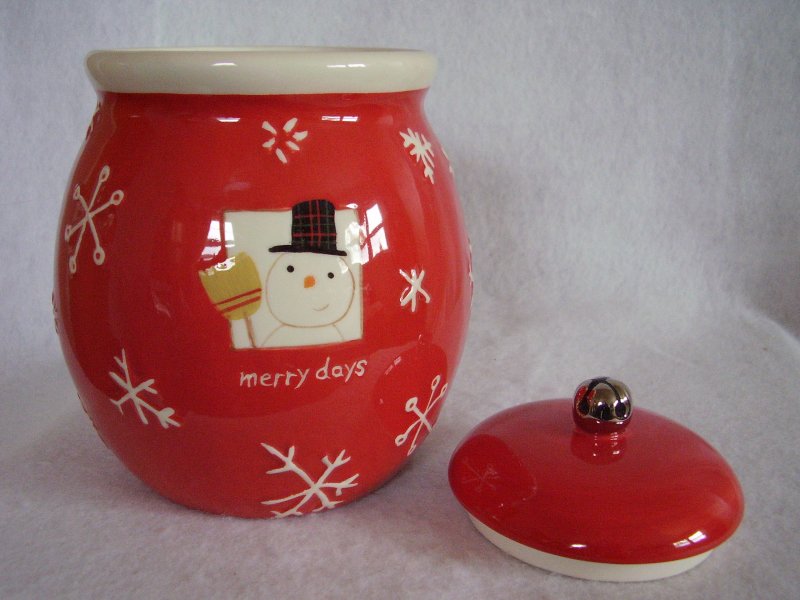Merry Days Cookie Treat Jar