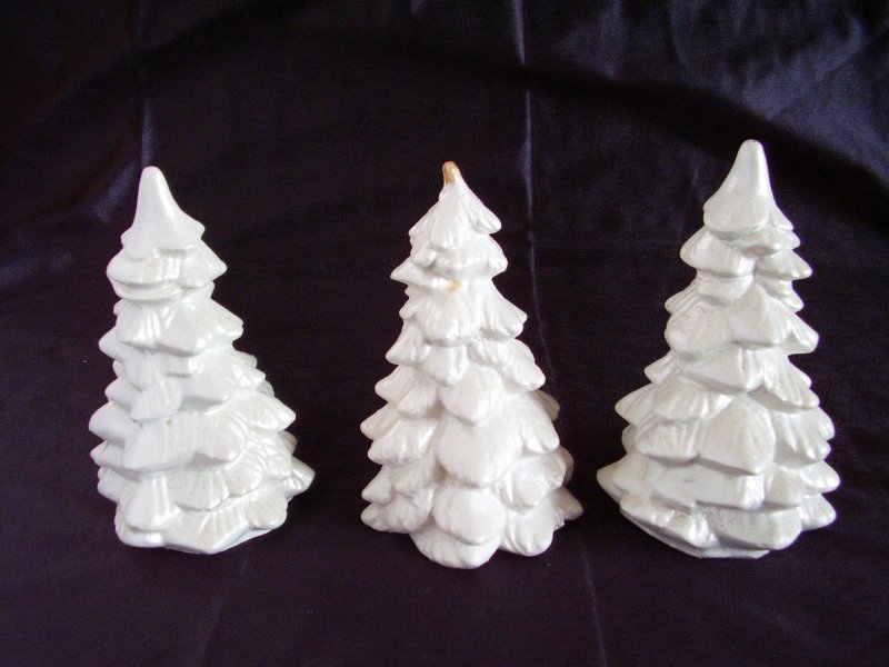 Small White Christmas Trees