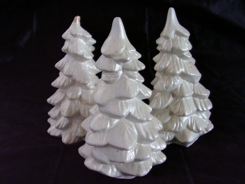 Small White Christmas Trees