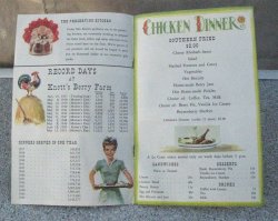 '.Knott's Berry Farm 1951 Menu.'