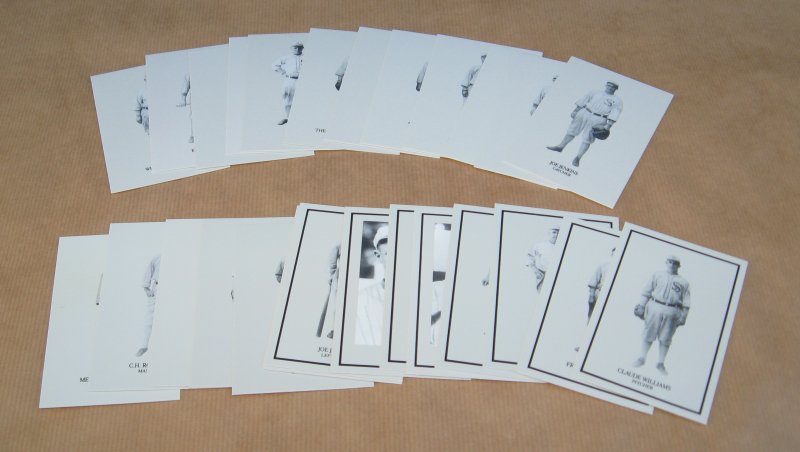 1919 Chicago Black Sox White Sox 25 Card Reprint Set. World Series Scandal