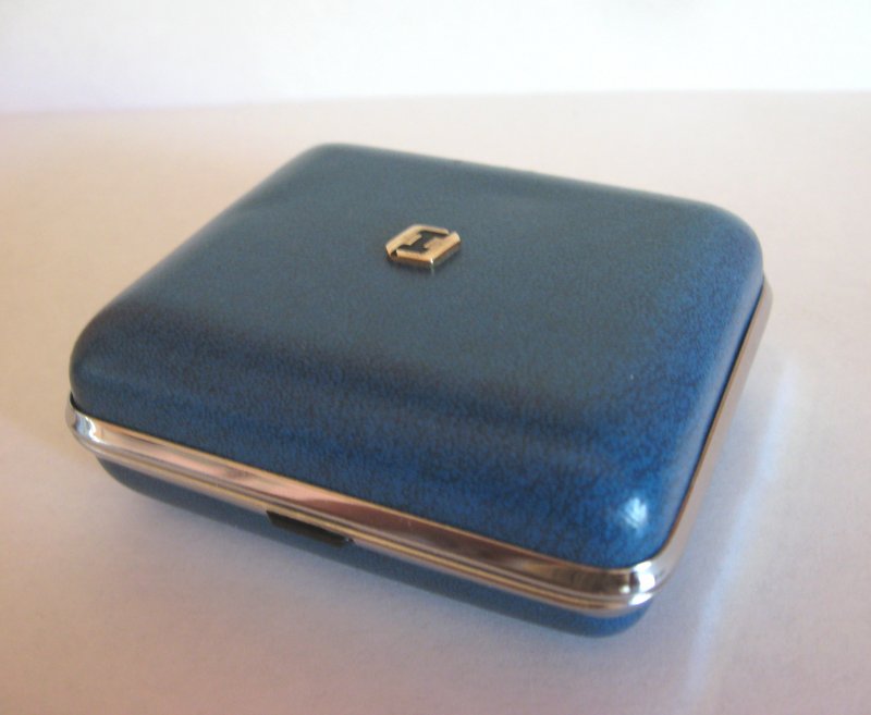 Bulova Travel Alarm Clock with First Interstate Bank Logo