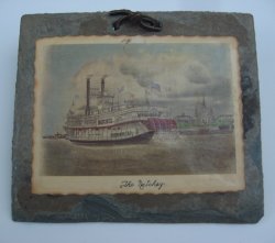 The Natchez Paddleboat on 200 year old Slate Roofing Tile