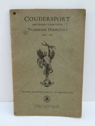 Coudersport Pennsylvania PA 1946 Telephone Directory