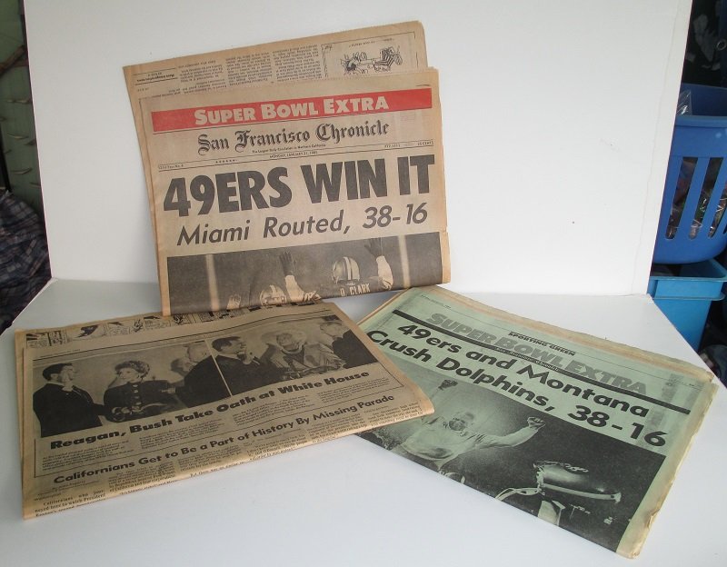 San Francisco Chronicle, 49ers Super Bowl XIX, Jan 21, 1985 Complete