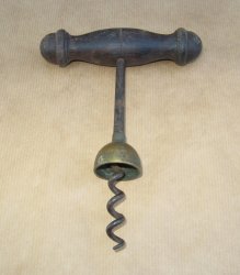 Antique William Bennitt Corkscrew, Patent date May 15, 1883