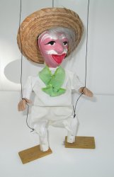 Old Mexican Gentleman Puppet, circa 1950s