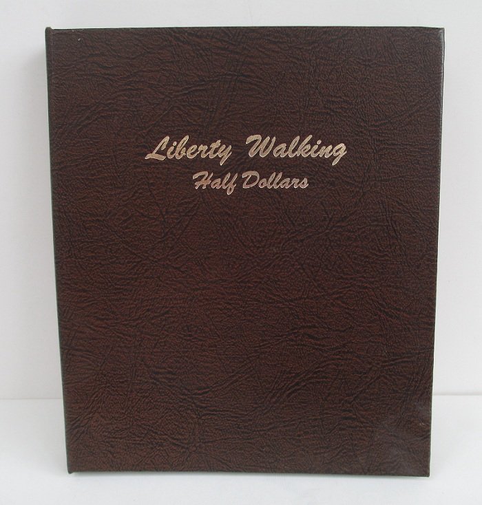 Walking Liberty Half Dollar Coin Album, 19161947, Dansco