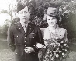 U.S. Serviceman 1940s Wedding Photos, Nottingham England 