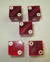 Harvey's Casino, 2 pair of Dice but 5 total, 1970s 