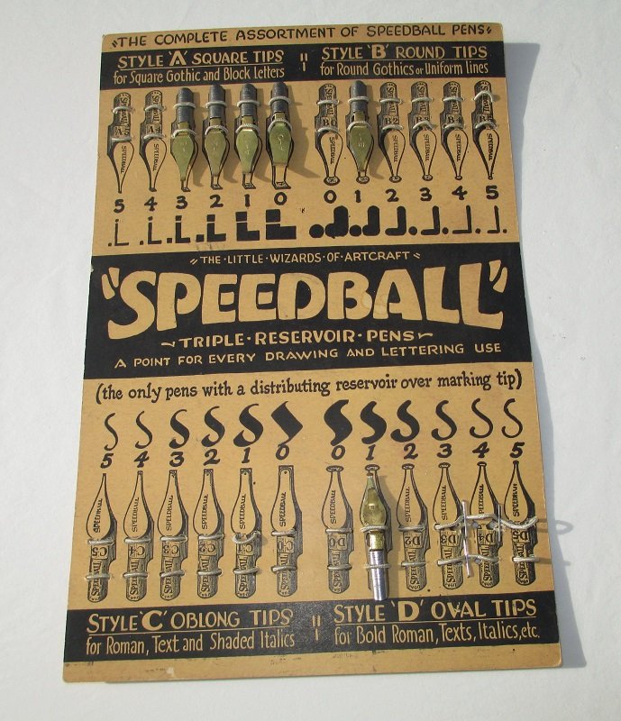 Speedball Nibs