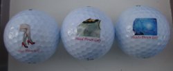 Titleist Humorous Golf Balls, Heads Down, 3 pks of 3, 9 total