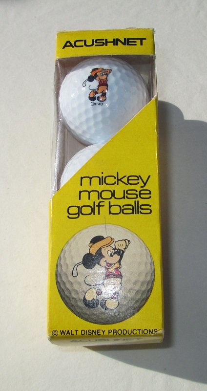 Disney Mickey Mouse Titleist Golf Balls