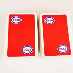 Esso Playing Cards, 2 Deck Set, 1 Unopened, Mid 1970s