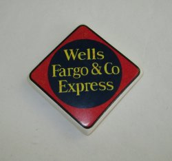 Wells Fargo Bank Magnets, 5 pieces, 1.75 inch square