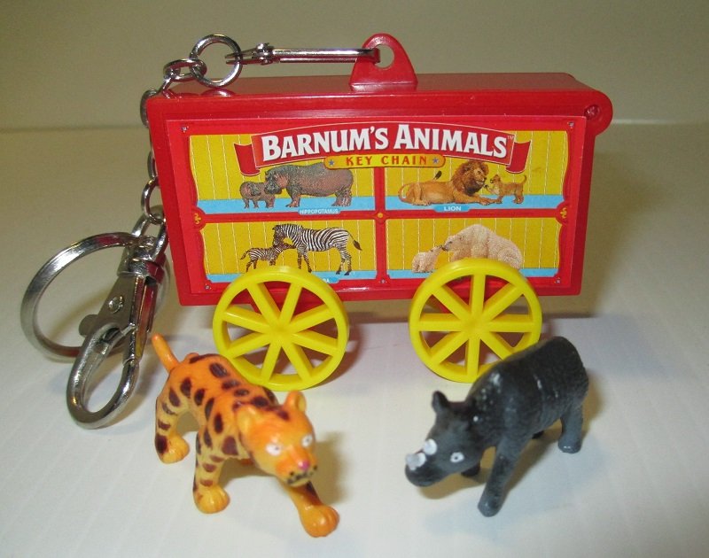 Pussywagon Keychain Circus wagon key chain.