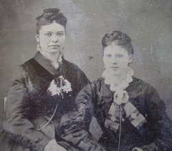 '.Antique Photos, Cowles Ladies.'