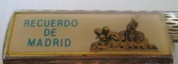 '.Madrid Spain Bic Lighter holde.'