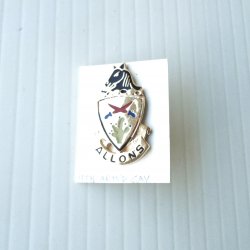 11th U.S. Army Armored Calvary Allons Insignia Pin WWII Nam