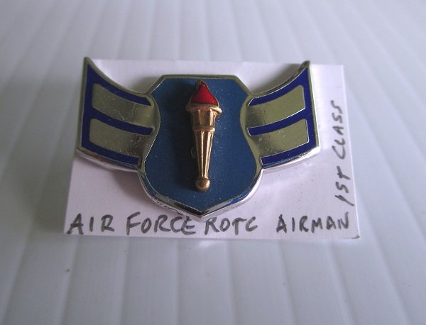 1 Air Force Rotc Airman 1st Class Rank Pin