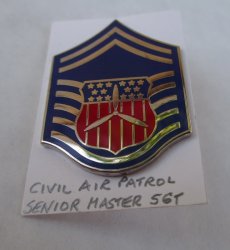 1 Civil Air Patrol Senior Master Sargent Rank Pin