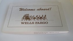 '.Wells Fargo Bank Felt Pennant.'