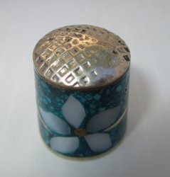 '.Alpaca Mexico Silver Thimble.'