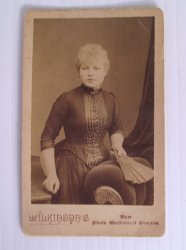 Antique Wilkinson Photo, Unknown Woman, U.K. England Area