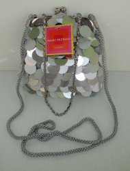 Isaac Mizrahi Sequined Evening Shoulder Bag Purse, NWT