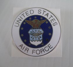 1 United States Air Force Large 1.5 Inch Insignia Pin