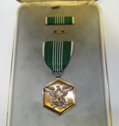 U.S. Military Merit Medal, Ribbon Bar, Pin. 1941 - 