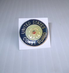 1 Coast Guard Seal Enameled Insignia Pin, U.S. CC