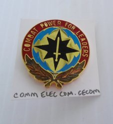 1 Communications Electronics Command CECOM Insignia Pin