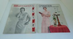 Spinnerin Hand Knit Crochet Books, 1950 and 1957