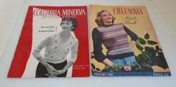 Columbia, Minerva Style Books, 2 from 1940s, 1st Editions