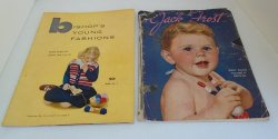 Vintage Baby Clothes Knit Crochet Books, Jack Frost, Bishops