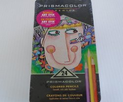 Prismacolor Artist Quality 24 Color Pencil Set New Unopened