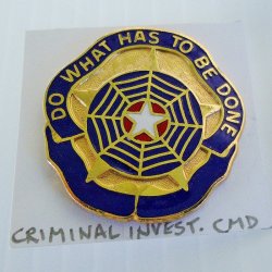 1 Criminal Investigation Command DUI Insignia Pin, U.S. Army