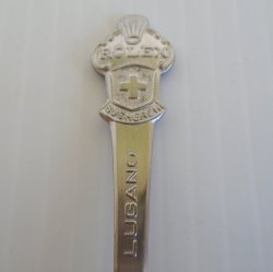 Rolex Watch Souvenir Spoon Bucherer Lugano Switzerland