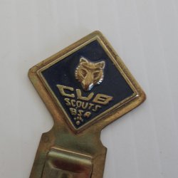 Cub Scouts, Boy Scouts of America Metal Bookmark, 1960s